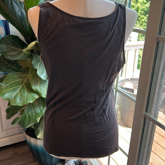 Express Grey/Silver Embellished Women's Tank Top- Size Medium - Picture 6 of 8